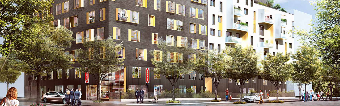 Loi Censi Bouvard LMNP  à Asnières-sur-Seine 92600 - Residhome Asnières Park